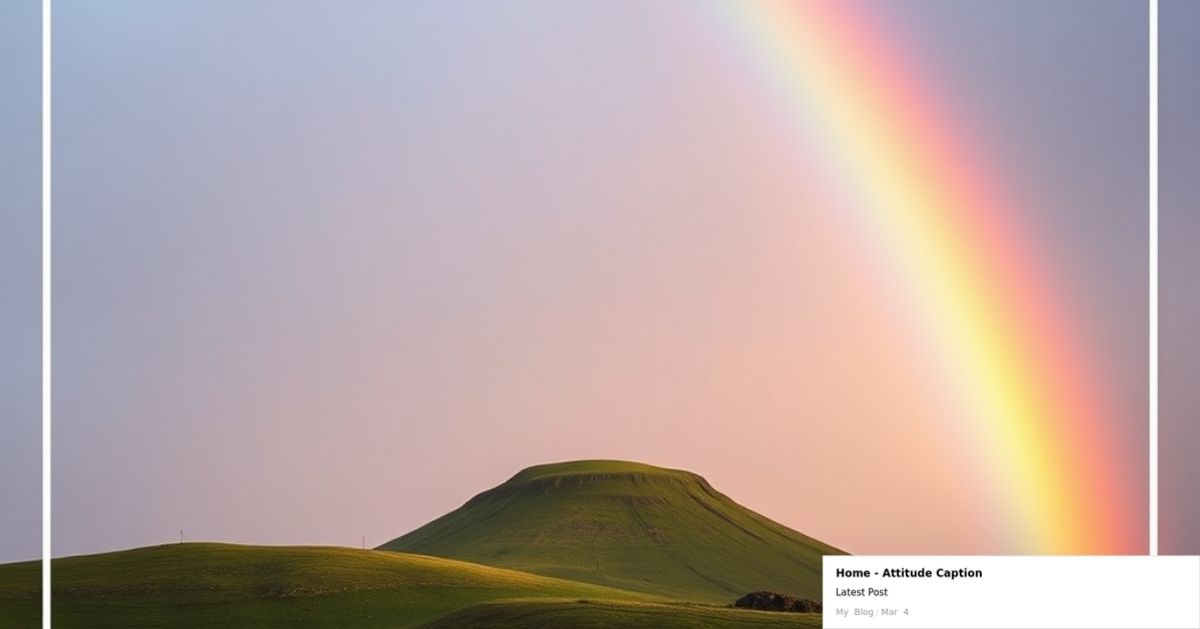 rainbow captions