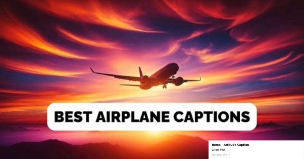 flight captions for instagram