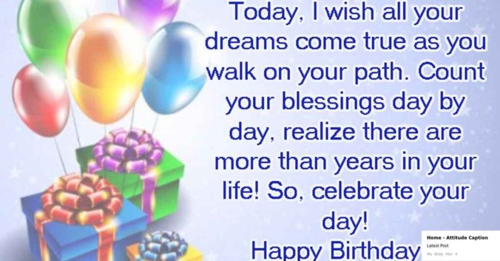 Birthday Wishes Status for Friend
