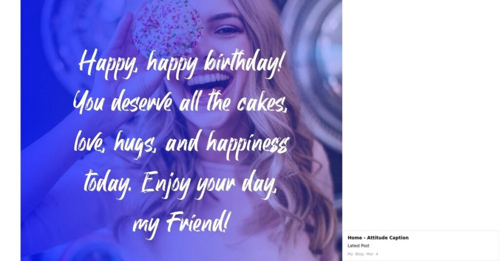 Birthday Wishes Status for Friend