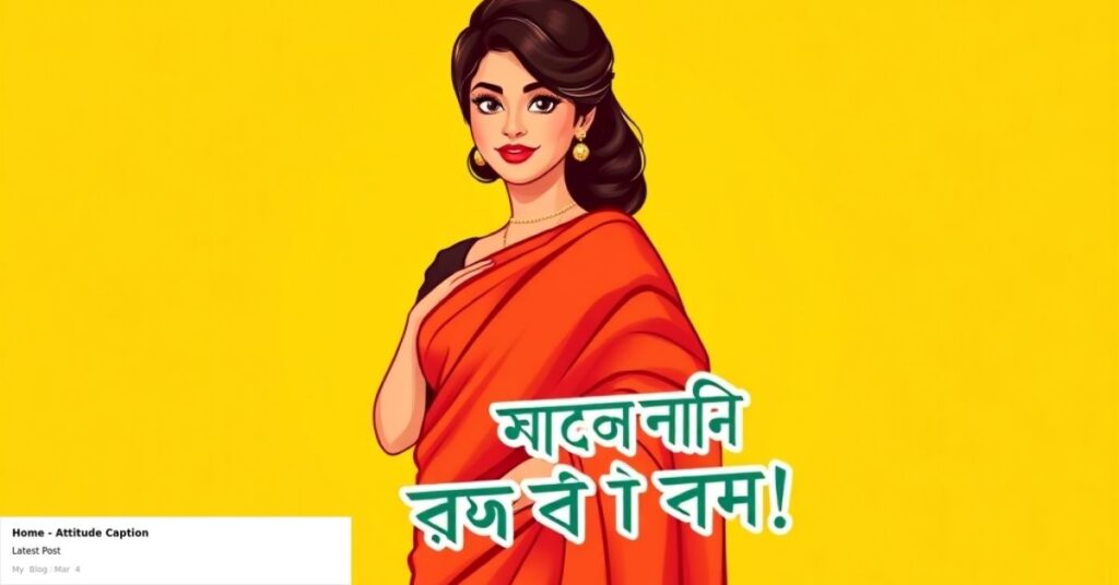 Caption About Red Saree