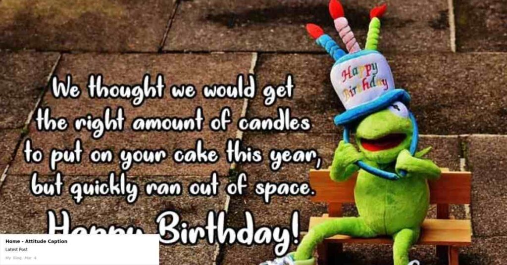 Friend Birthday Wishes Status Funny