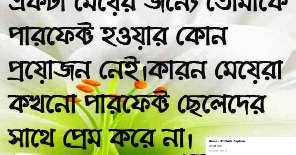 Motivational Caption Bangla