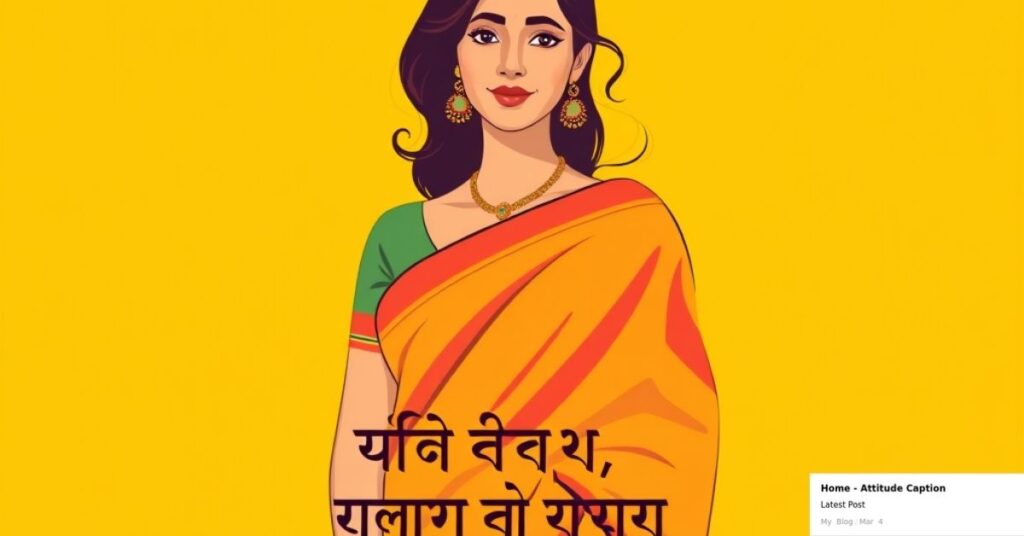 Captions about sarees 
