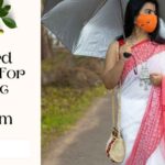 short caption for saree
