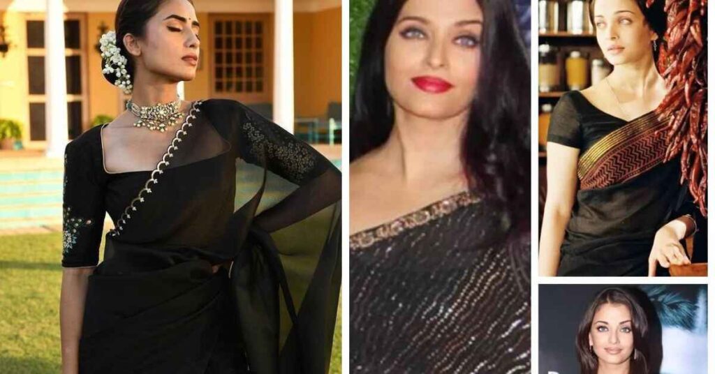 caption for saree girl