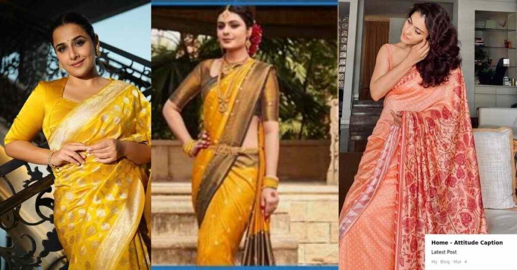 Captions About Sarees 2025