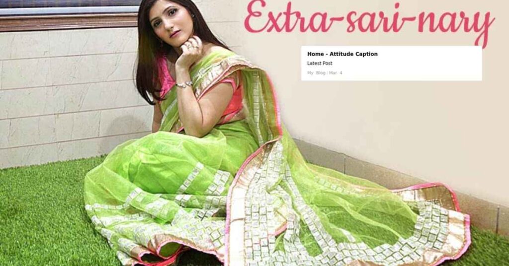 Captions About Sarees 2025