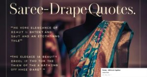 captions for saree pic