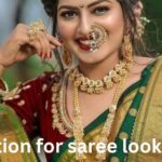 caption for saree look