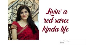 saree caption in bengali